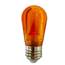 Orange LED S14 Smooth Light Bulb LI-S14OR-PL